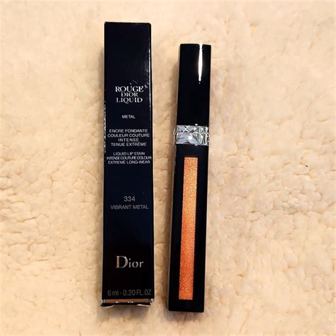 dior 334 vibrant metal|dior liquid lip stain.